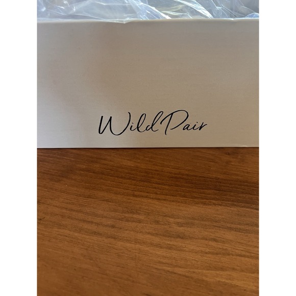 NEW WILD PAIR Women Black Double Band Ginnie Round Toe Slip On Slide Sandals 6.5 - Picture 9 of 9